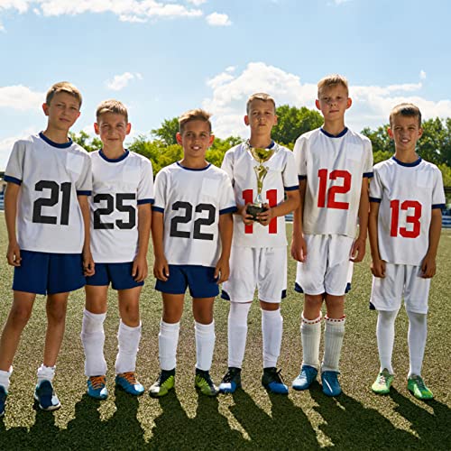 88 Pieces Iron On Numbers, Jersey Heat Transfer Numbers for Sports T Shirts Team Uniform Football Basketball Baseball-Black, 8