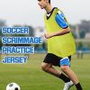 36 Pcs Adult Pinnies Scrimmage Vests Youth Pinnies Team Practice Jerseys for Sports Soccer Football Basketball Practice