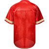 Men Blank Plain Football Jersey, Adult Hip Hop Hipster Short Sleeve Mesh Pullover Shirts,Custom Uniforms for Party