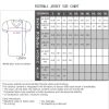 Blank Hip Hop Football Jersey V Neck Short Sleeve Football Shirts Practice Mesh Sport Uniform Gifts for Men Women Youth