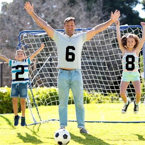 22PCS Iron on Numbers, 0-9 Jersey Numbers, Heat Transfer Number, Suitable for Sports T-Shirts and Team Uniforms, Suitable for