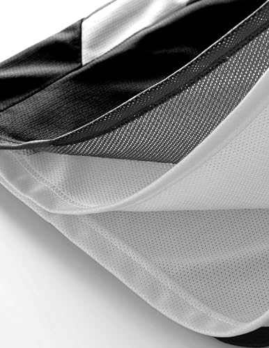 10-Pack Men's Reversible Custom Basketball Jerseys, Plain Mesh Athletic Sleeveless Shirts Blank Team Uniforms Set