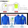 Long Sleeve Shirts Windbreaker Customize Your Logo Workwear Jackets for Outdoor Team Work Uniform Unisex