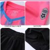 Kids Soccer Jersey Set with Socks for Boys Girls Uniform Athletic Jersey Sportswear Kit