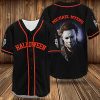 51amfrnN2L.jpg Horror Jersey, Halloween Baseball Jersey, Horror Movie Shirts Short Sleeve, Gifts for Horror Lover