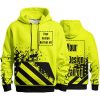 High Visibility Reflective Safety Hoodie Customize Logo Protective Workwear Team Uniform