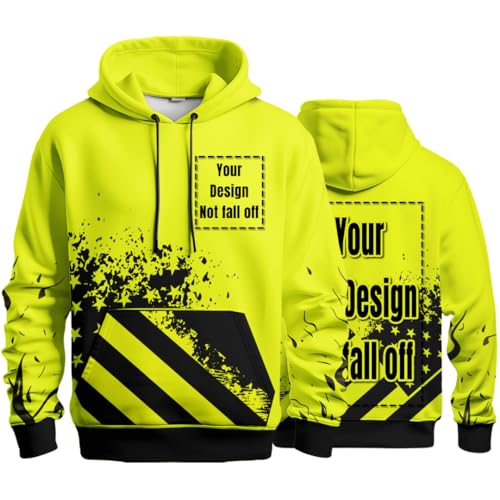High Visibility Reflective Safety Hoodie Customize Logo Protective Workwear Team Uniform
