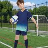 Boys 2-Pack Jersey Soccer Knit Set Sport Team Uniform Shirt and Shorts
