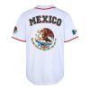 Men's Mexico Eagle Jersey Button Down Short Sleeve Hip Hop Baseball Jersey Stitched