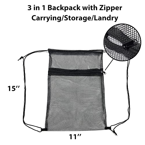 12 pc Set Team Pinnies Vest with Mest Backbag