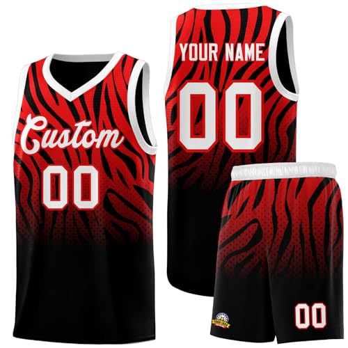 Personalized Printing Name Number Team Logo for Men Youth Kids Custom Basketball Jersey Practice Uniform