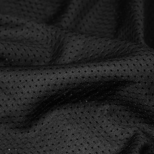 Men Blank Plain Football Jersey, Adult Hip Hop Hipster Short Sleeve Mesh Pullover Shirts,Custom Uniforms for Party