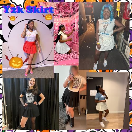 Women's Pleated Skirt Mini Skater Basic Skirts High Waist School Girls Uniform Short Cheerleader Skirt