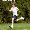 Boys Shorts with Pockets, Quick-Dry Breathable Shorts for Running Soccer Basketball, Sports Team Uniform for Kids Teen