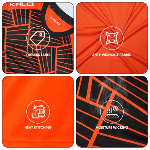 Hidden Chest Padding Soccer Goalie Jersey Youth & Adult. Long Sleeves Elbow Padded Goalkeeper Shirt for Boys & Girls