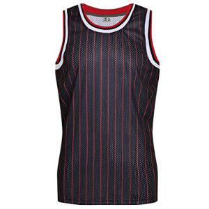 51mqrin7MxL.jpg Men's Blank Basketball Jerseys Mesh Athletic Sports Shirts Plain Performance Team Uniforms