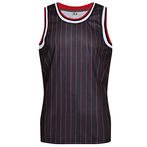 Men's Blank Basketball Jerseys Mesh Athletic Sports Shirts Plain Performance Team Uniforms
