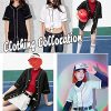 Women Baseball Jersey Softball Shirt Button Down Short Sleeve T-Shirts V-Neck Tops Hip Hop Sports Clothes