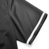 Mens Baseball Jersey Button Down Blank Solid Color Short Sleeve Shirts Hipster Hip Hop Active Team Sports Uniforms