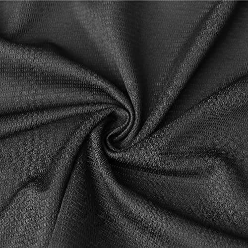 Blank Jersey Plain Hipster Hip Hop for Men Button-Down Baseball Jersey Short Sleeve Shirt