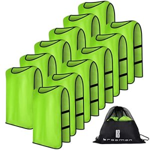 Scrimmage Training Vest Kids Youth Adult Soccer Practice Jersey Athletic Pinnies (12 &24 Pack)