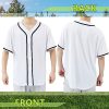 4 Pcs Baseball Jersey Men Jersey Blank Plain Button Down Baseball Jersey Short Sleeve Jersey Team for Hipster