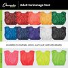 unisex-adult Mesh Practice Scrimmage Vest Regular and Numbered (Youth and Adult) - Pack of 12