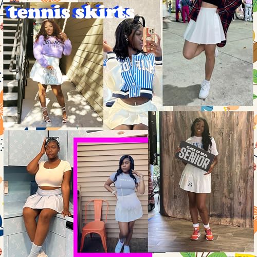 Women's Pleated Skirt Mini Skater Basic Skirts High Waist School Girls Uniform Short Cheerleader Skirt