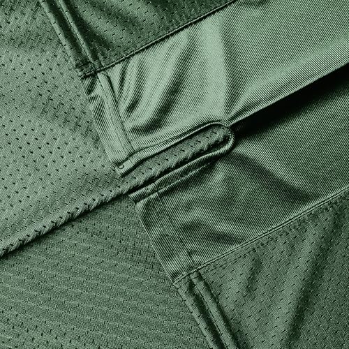 Blank Football Jerseys for Men,Mesh Polyester Plain Football Shirt Pullover Sports Clothing S-3XL Black White Grey