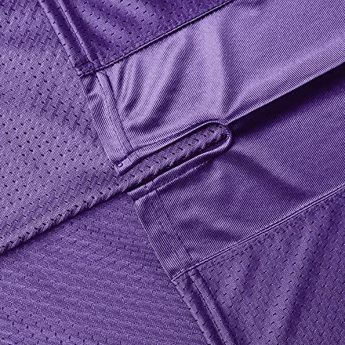 Blank Football Jersey,Men's 90s Hip Hop for Party Practice Sports T-Shirt Black White Red Green S-3XL